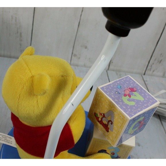 Vintage Disney Winnie The Pooh Hunny Nursery Baby Infant Lamp - Picture 8 of 9